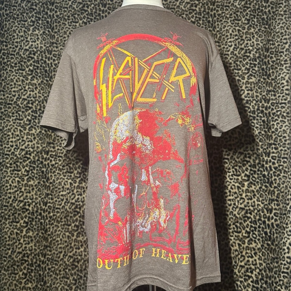 Soft Slayer Skull South Of Heaven Graphic Band Tee View 2